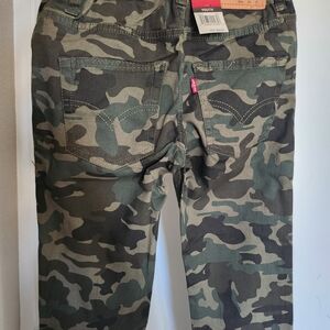 Levi's Green Camouflage Jogger Pants